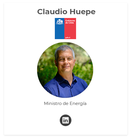 Claudio Huepe ministro energia chile
